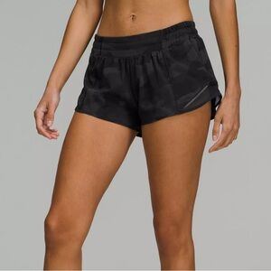 lululemon athletica Black Hotty Hot Shorts